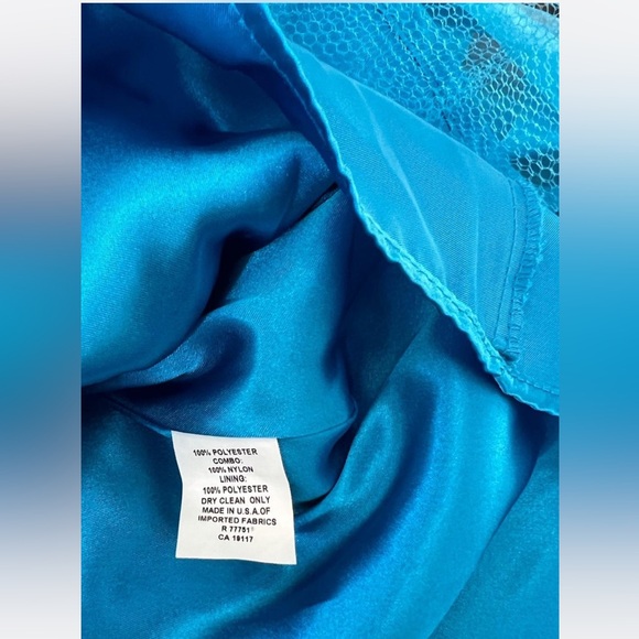 Betsey Johnson 3 Layer Cupcake Strapless Blue Dress size 6 - Picture 8 of 8